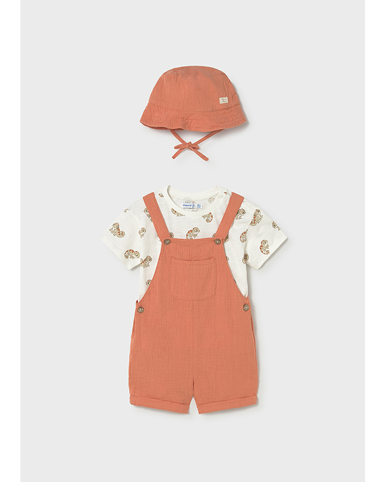 Conj. jardineira 3 peças