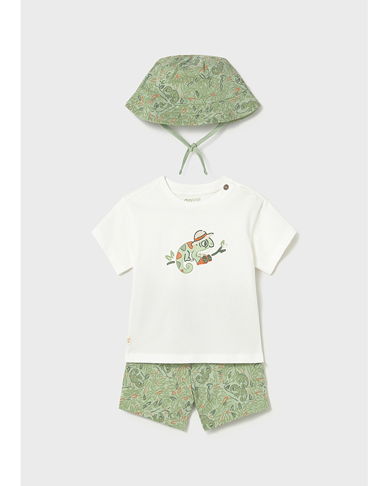 Conj. malha print c/ bucket