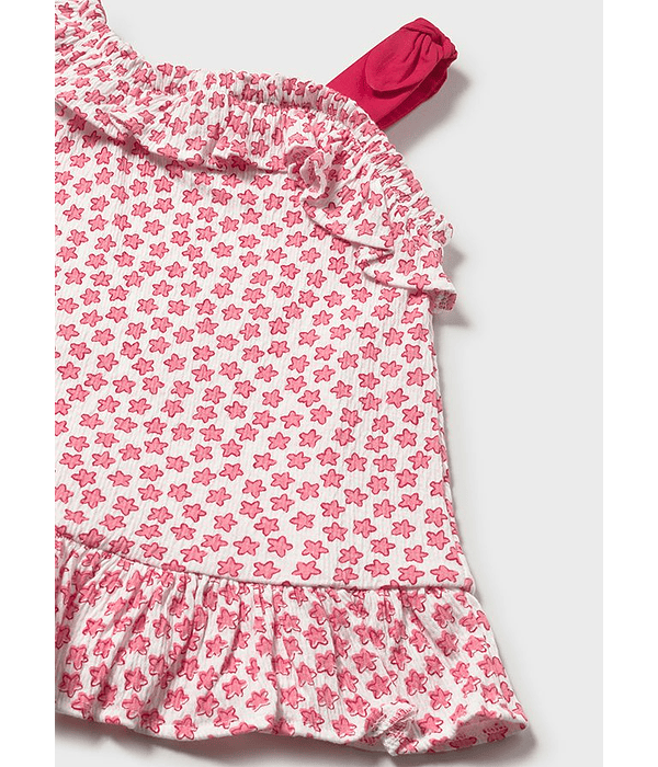 Vestido tricot estampa bambu