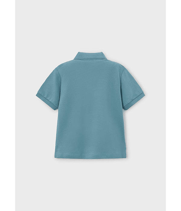 Polo m/curta granito básico