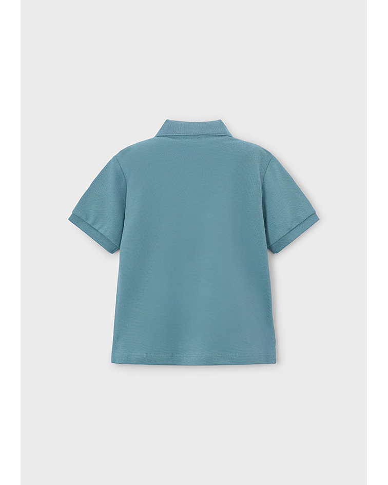 Polo m/curta granito básico