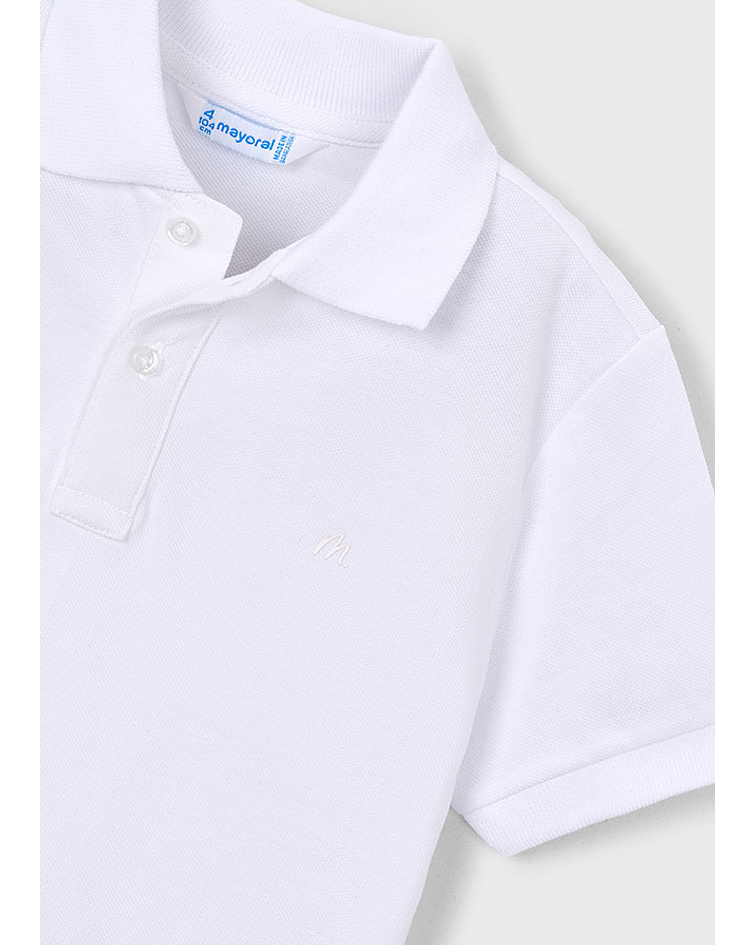 Polo m/curta granito básico