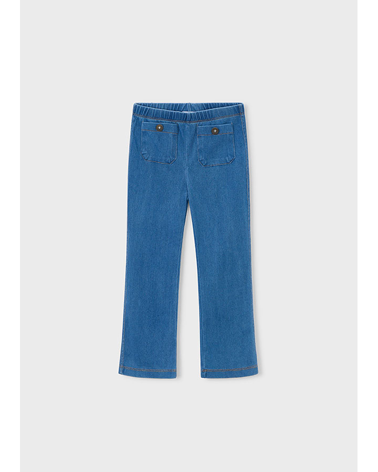 Legging flare com bolsos