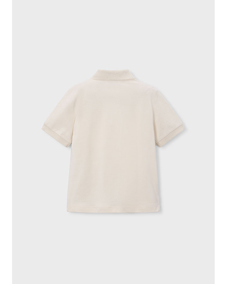 Polo m/curta granito básico