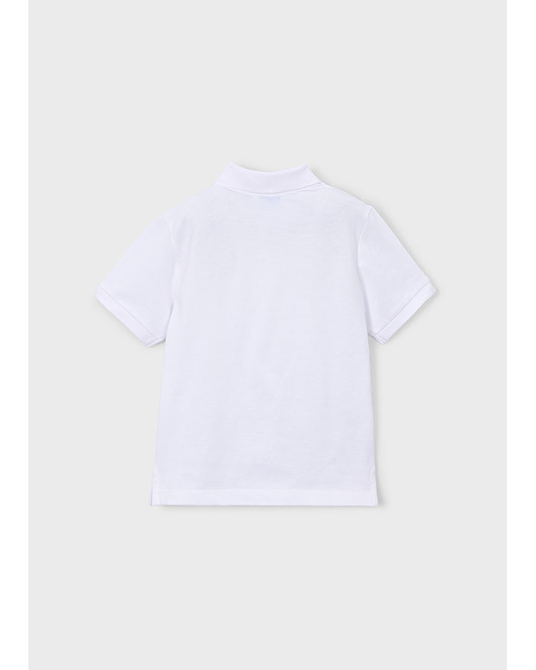 Polo m/curta granito básico