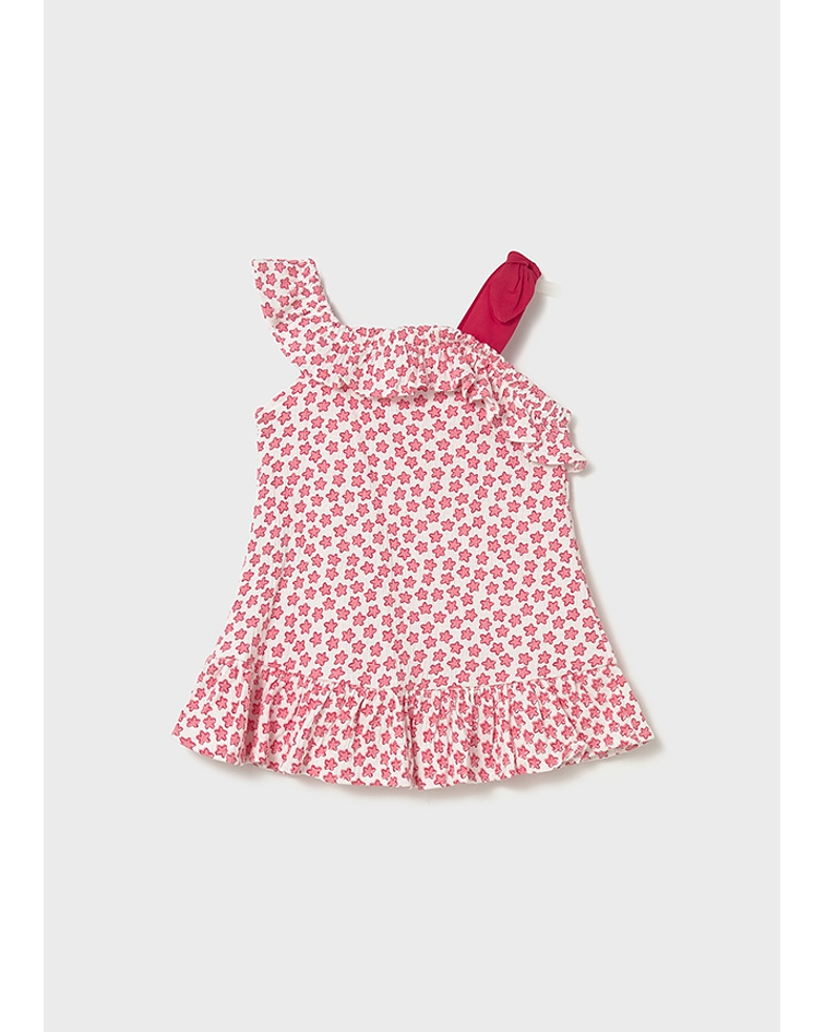 Vestido tricot estampa bambu