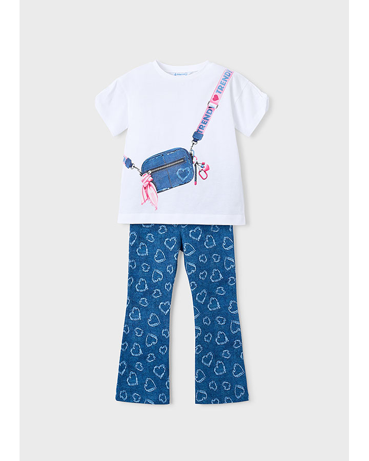 Conj. leggings flare