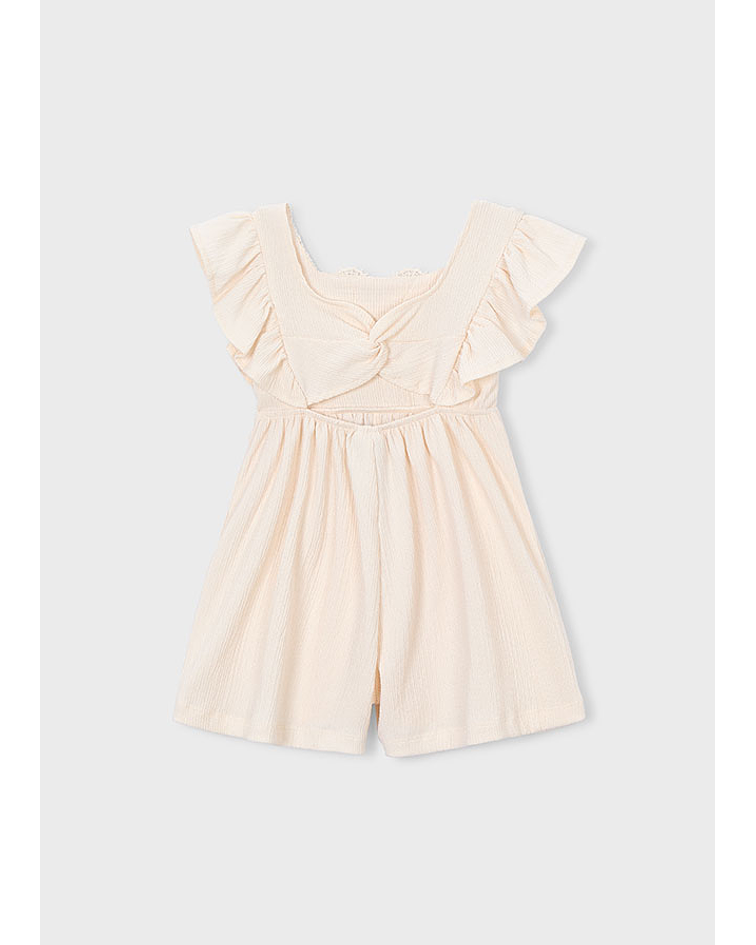 Macacão curto crochet