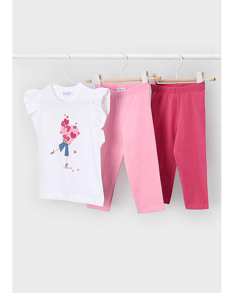 Conj. leggings 2 calças