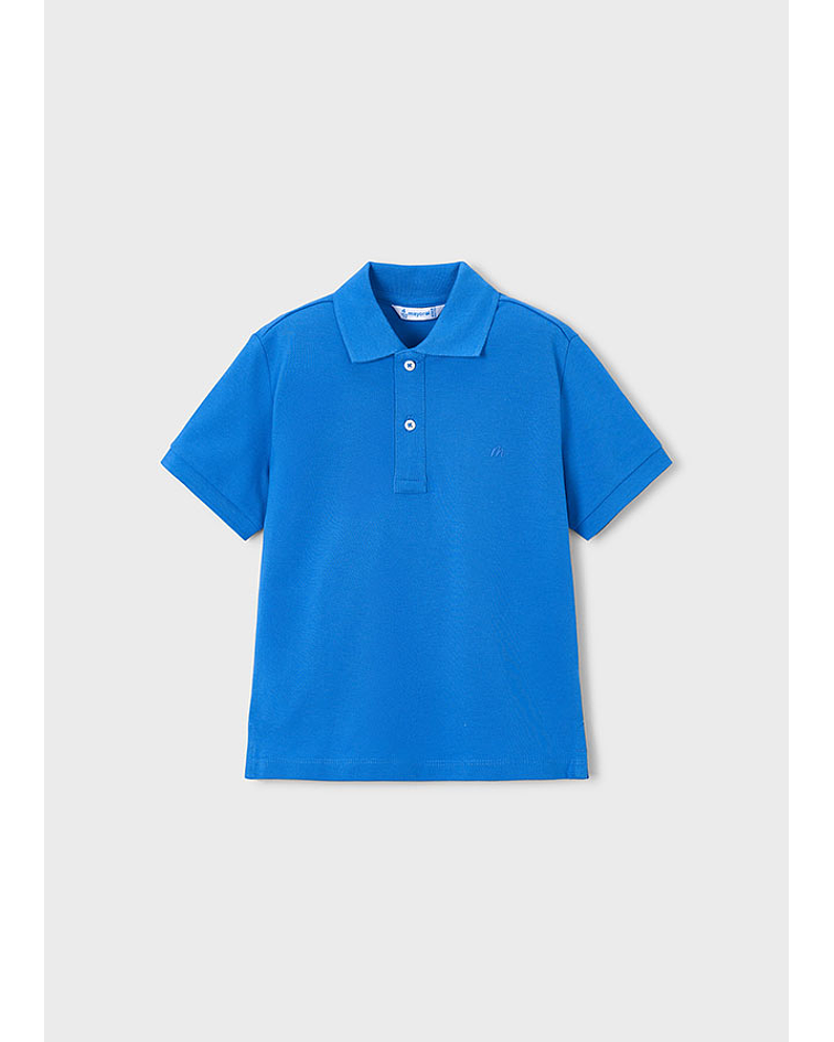 Polo m/curta granito básico