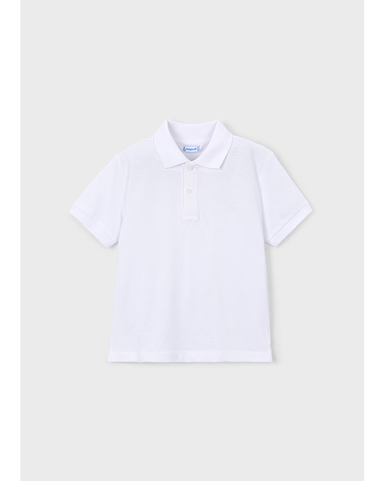 Polo m/curta granito básico