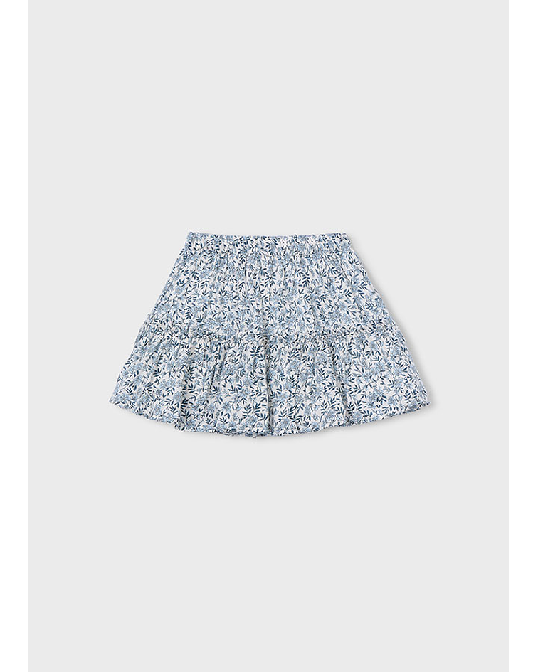 Saia dobby estampada