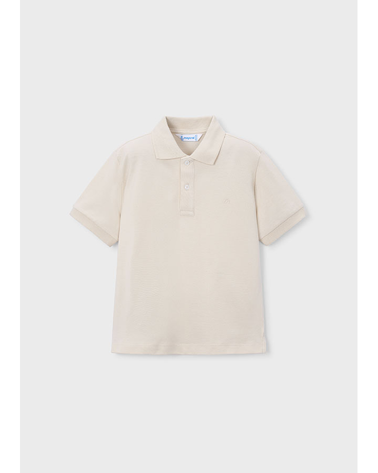 Polo m/curta granito básico