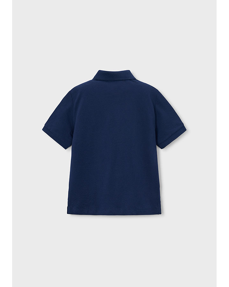 Polo m/curta granito básico