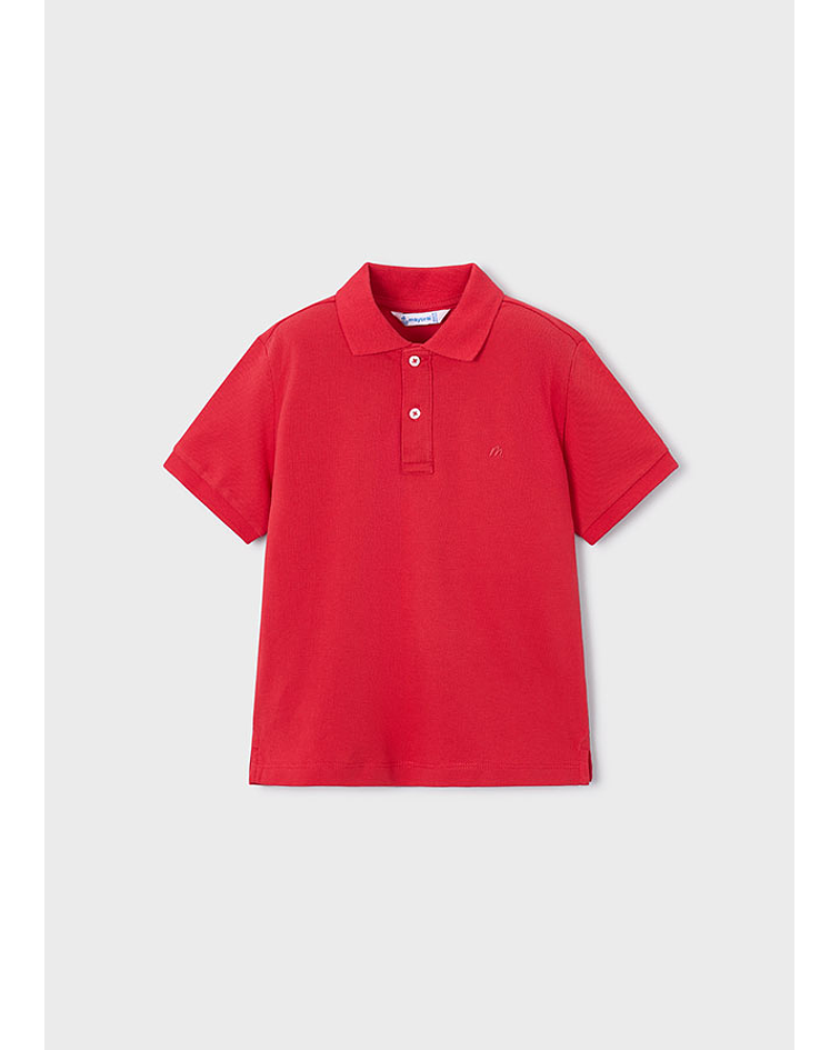 Polo m/curta granito básico