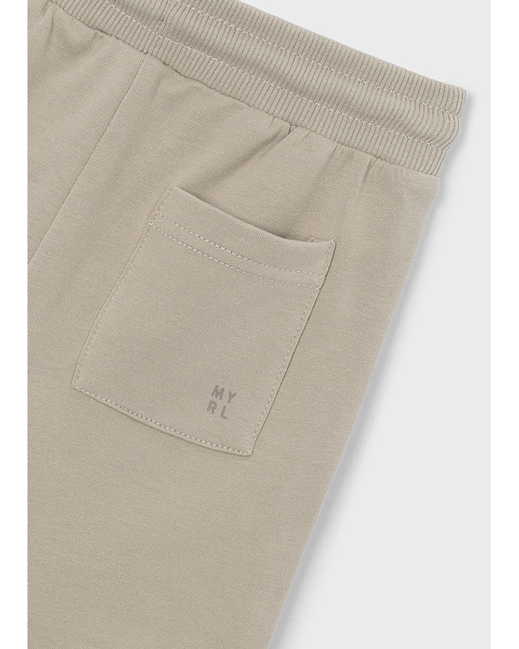 Bermuda felpa basica