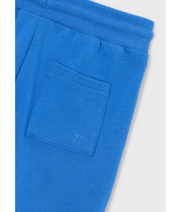 Calça felpa básica punhos