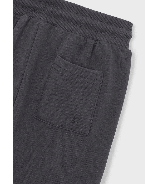 Calça felpa básica punhos