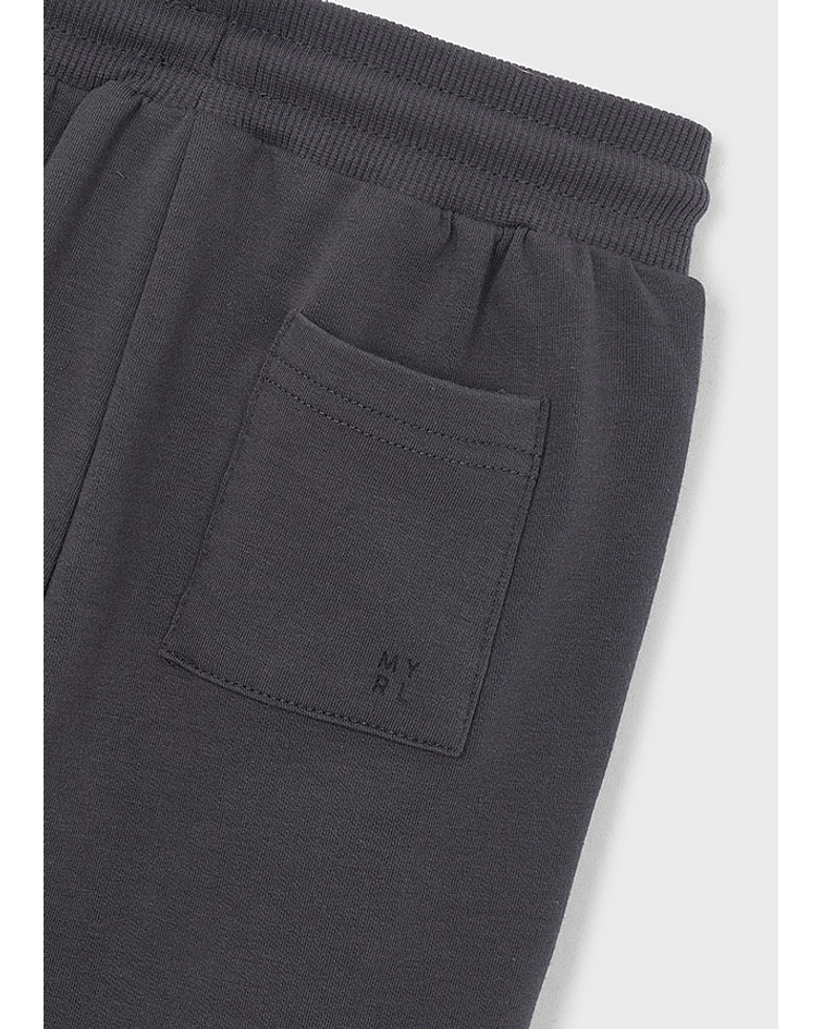 Calça felpa básica punhos