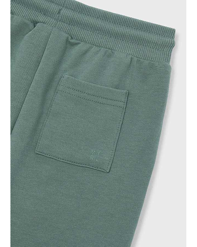 Calça felpa básica punhos