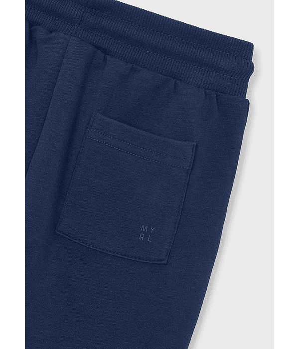 Calça felpa básica punhos