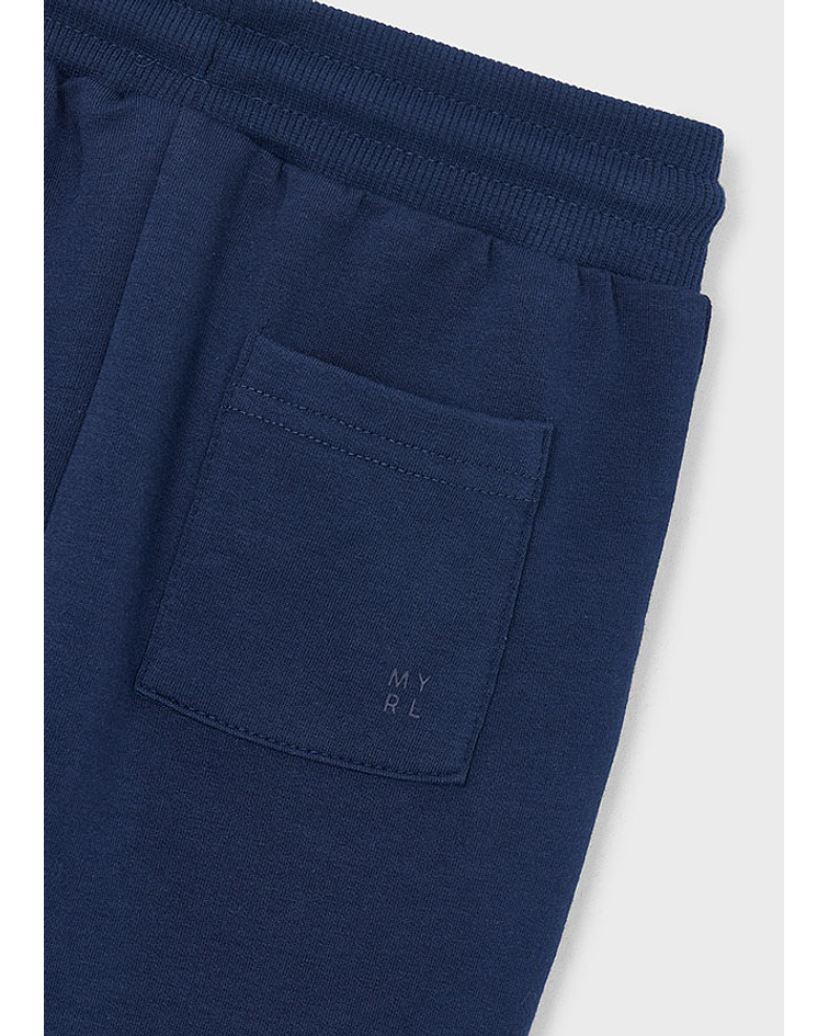 Calça felpa básica punhos