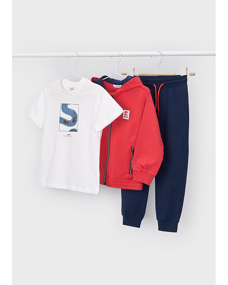 Fato treino 3 peças c/ t´shir