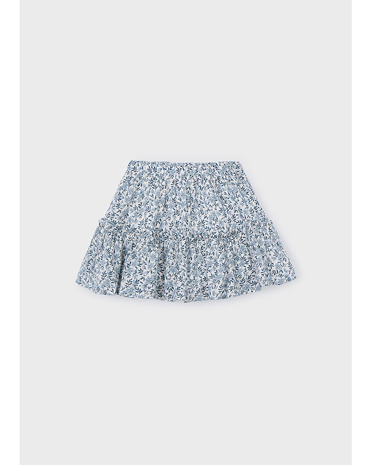 Saia dobby estampada
