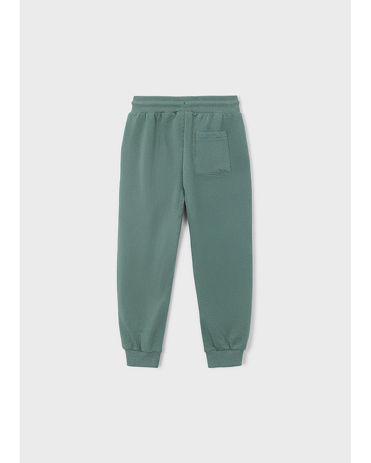 Calça felpa básica punhos