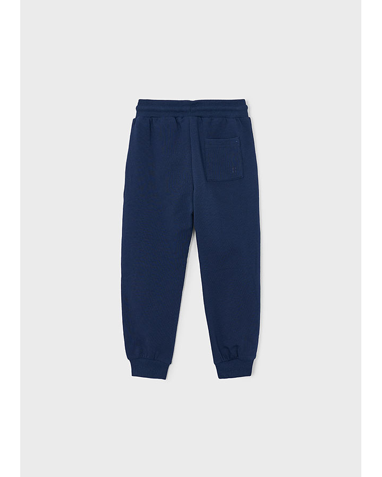 Calça felpa básica punhos