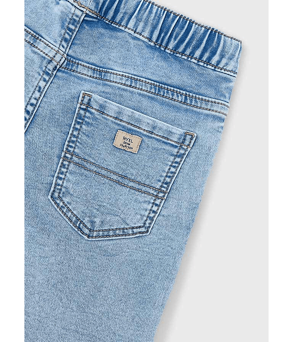 Bermuda soft denim jogger