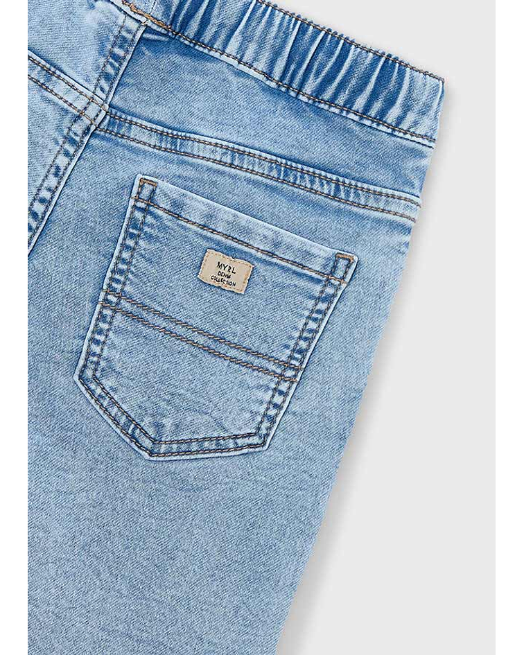 Bermuda soft denim jogger