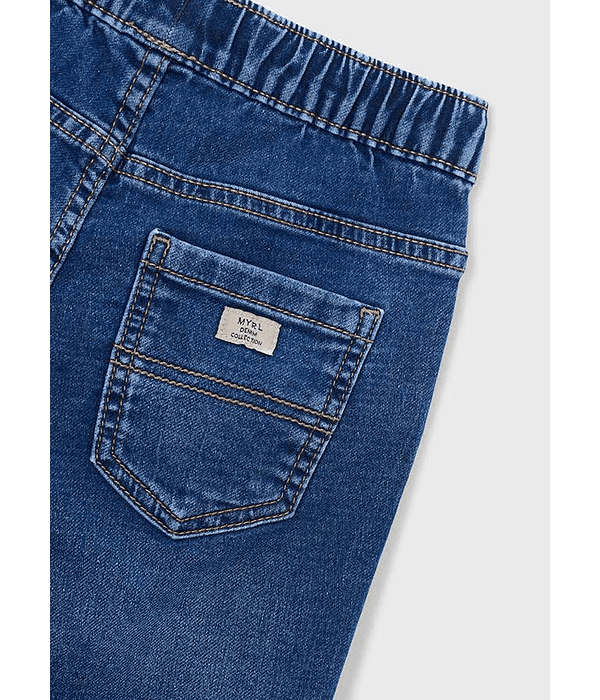 Bermuda soft denim jogger