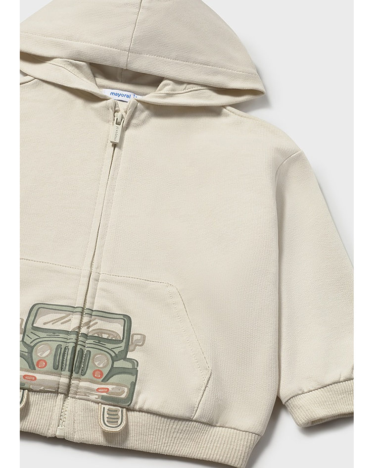 Casaco play c/ carapuço