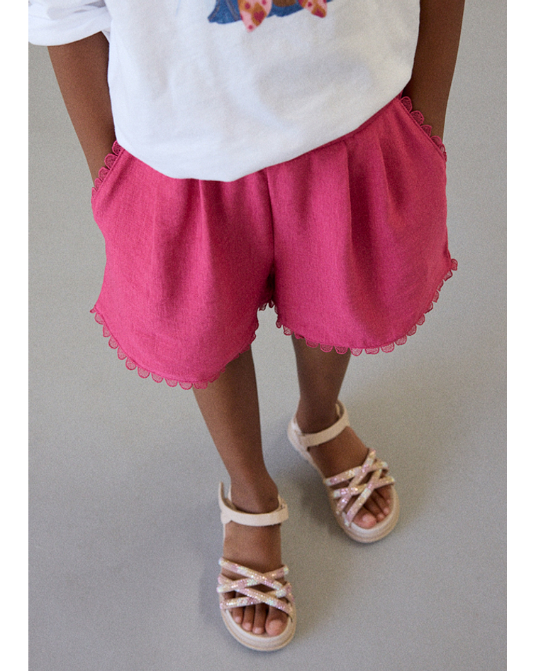 Calças curtas c/ cordões