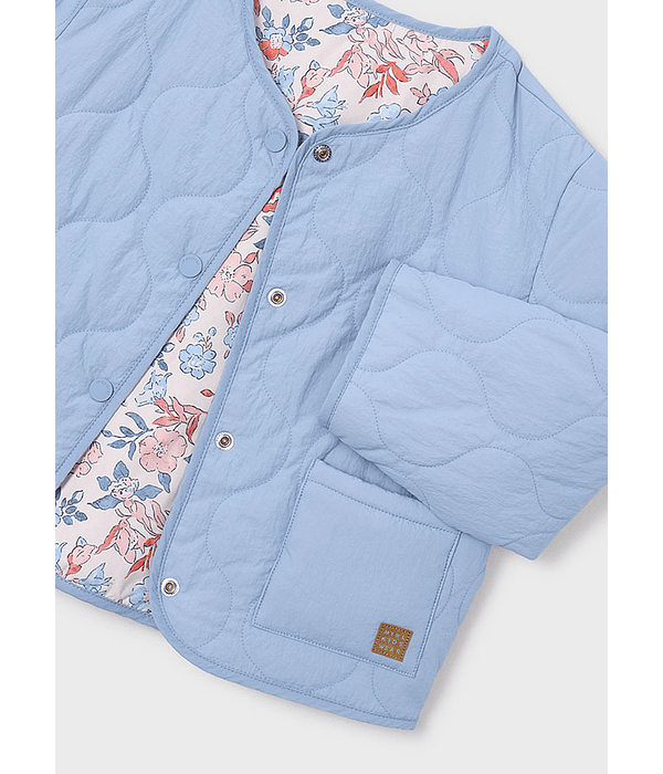 Parka acolchoada reversível