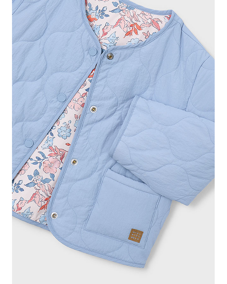 Parka acolchoada reversível