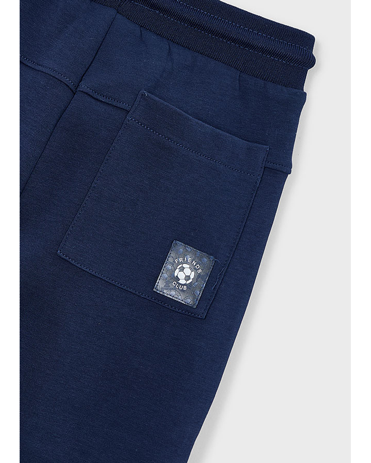 Calças jogger c/ zíper