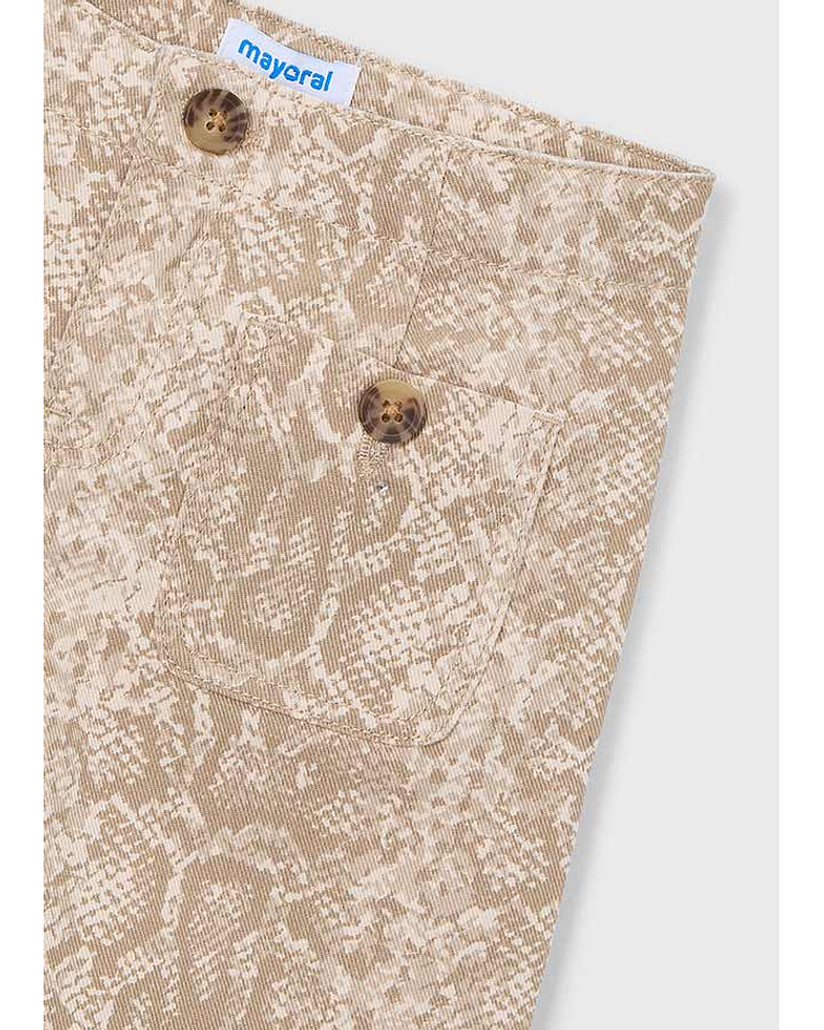 Calças em sarja marinha