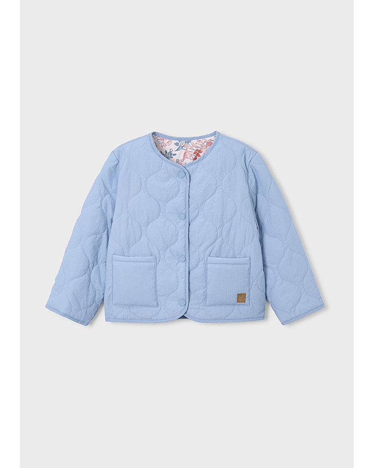 Parka acolchoada reversível