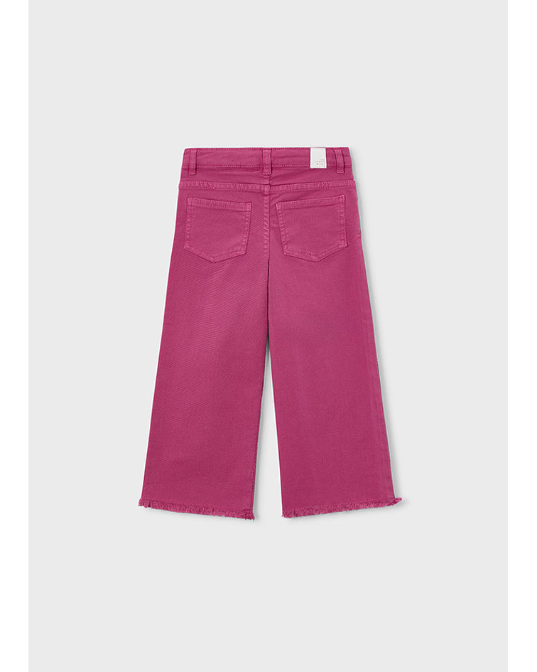 Calça sarja c/ pernas largas