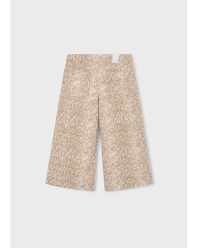 Calças em sarja marinha