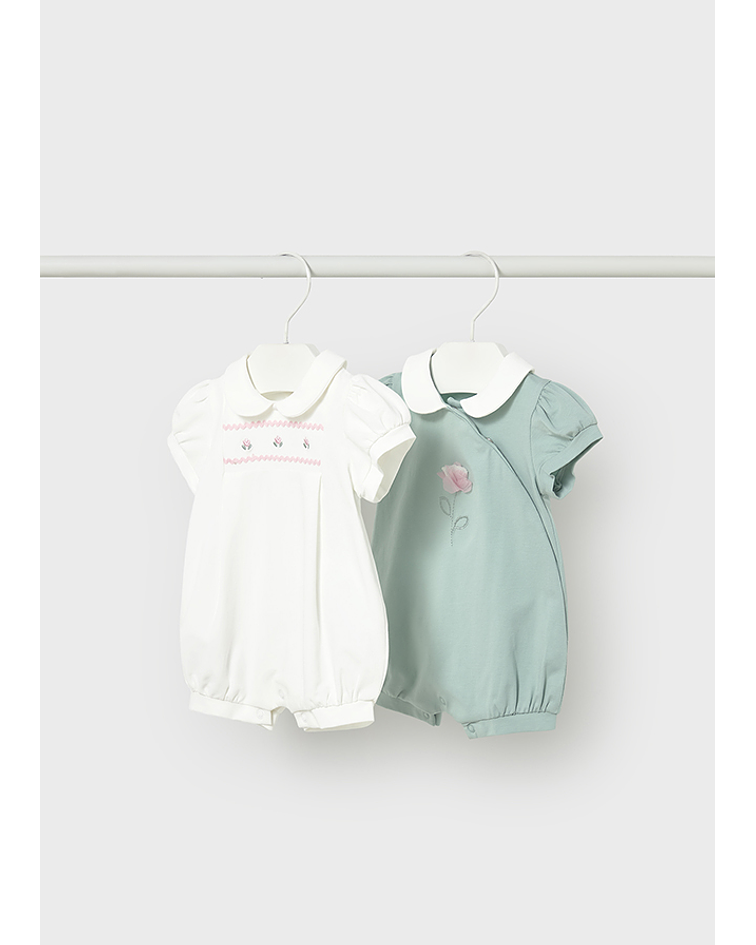 Set 2 babygrows curtos