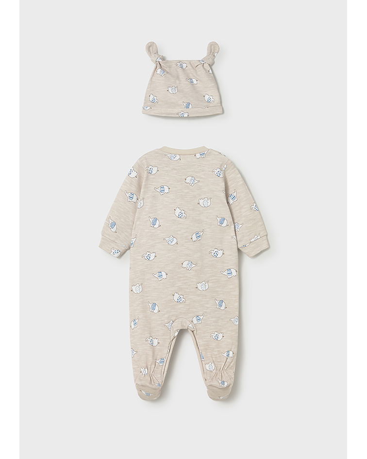 Fato bebé com gorro