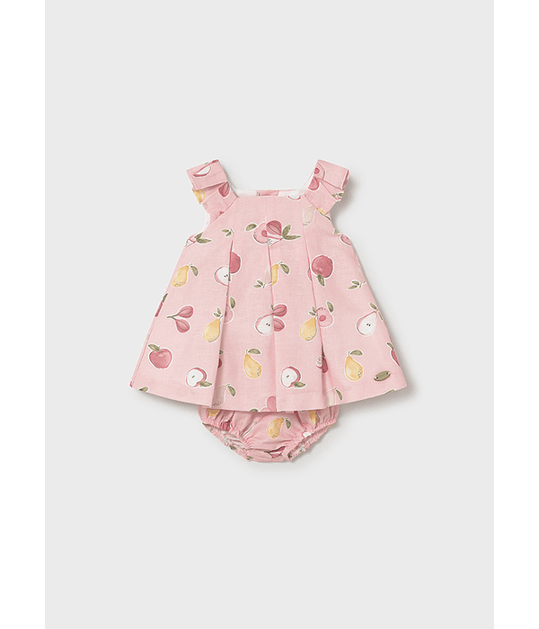 Vestido linho estampado