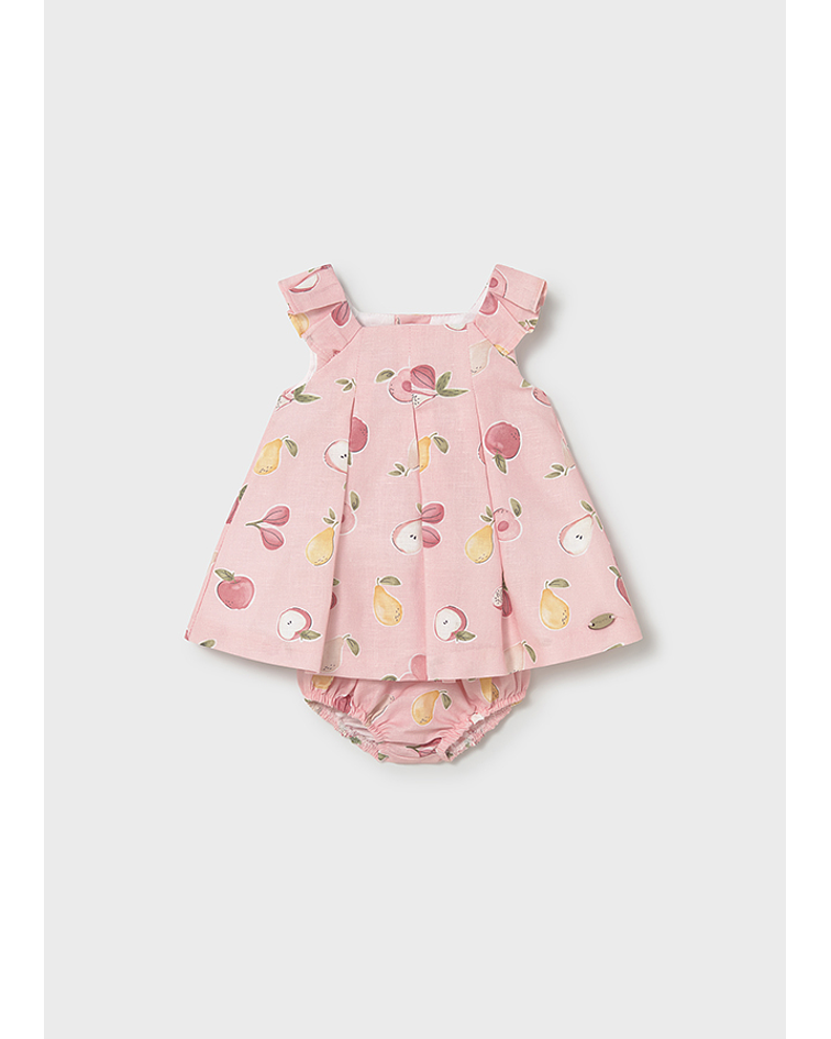 Vestido linho estampado