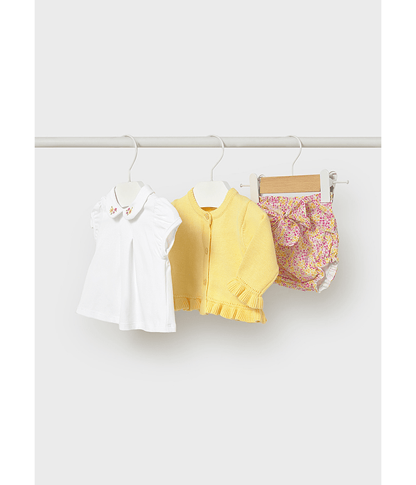 Conj. 3 peças tricô