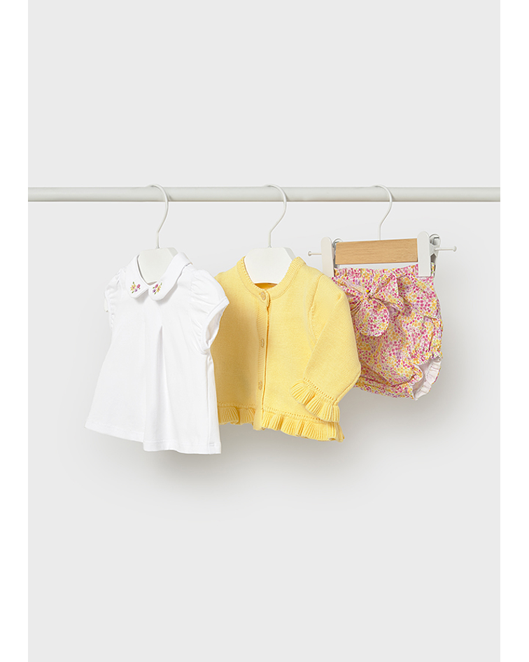 Conj. 3 peças tricô