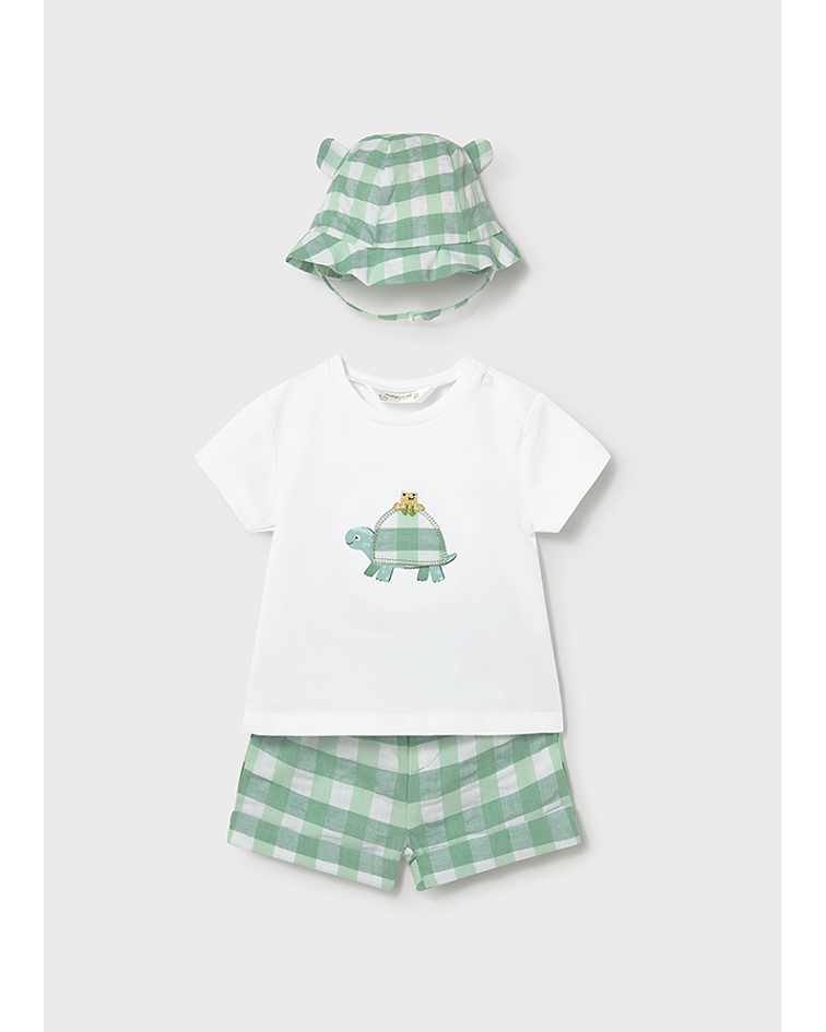 Conj. calção e chapéu