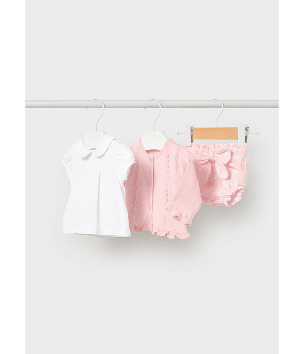 Conj. 3 peças tricô